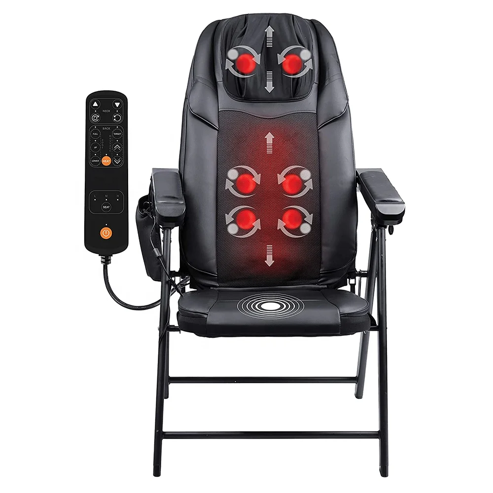 

Massage ChairOEM Foldable Portable Shiatsu Massage Recliner Chair With Heat Stress Relief Massager For Neck And Back Massage Ch