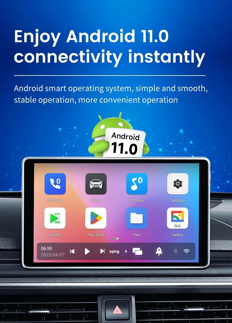 صندوق Carplay Android Auto AI اللاسلكي، التوصيل والتشغيل يناسب السيارات من 2016، Android 11 SDM2290 2+16GB، يدعم أي تطبيقات - TBOX basic