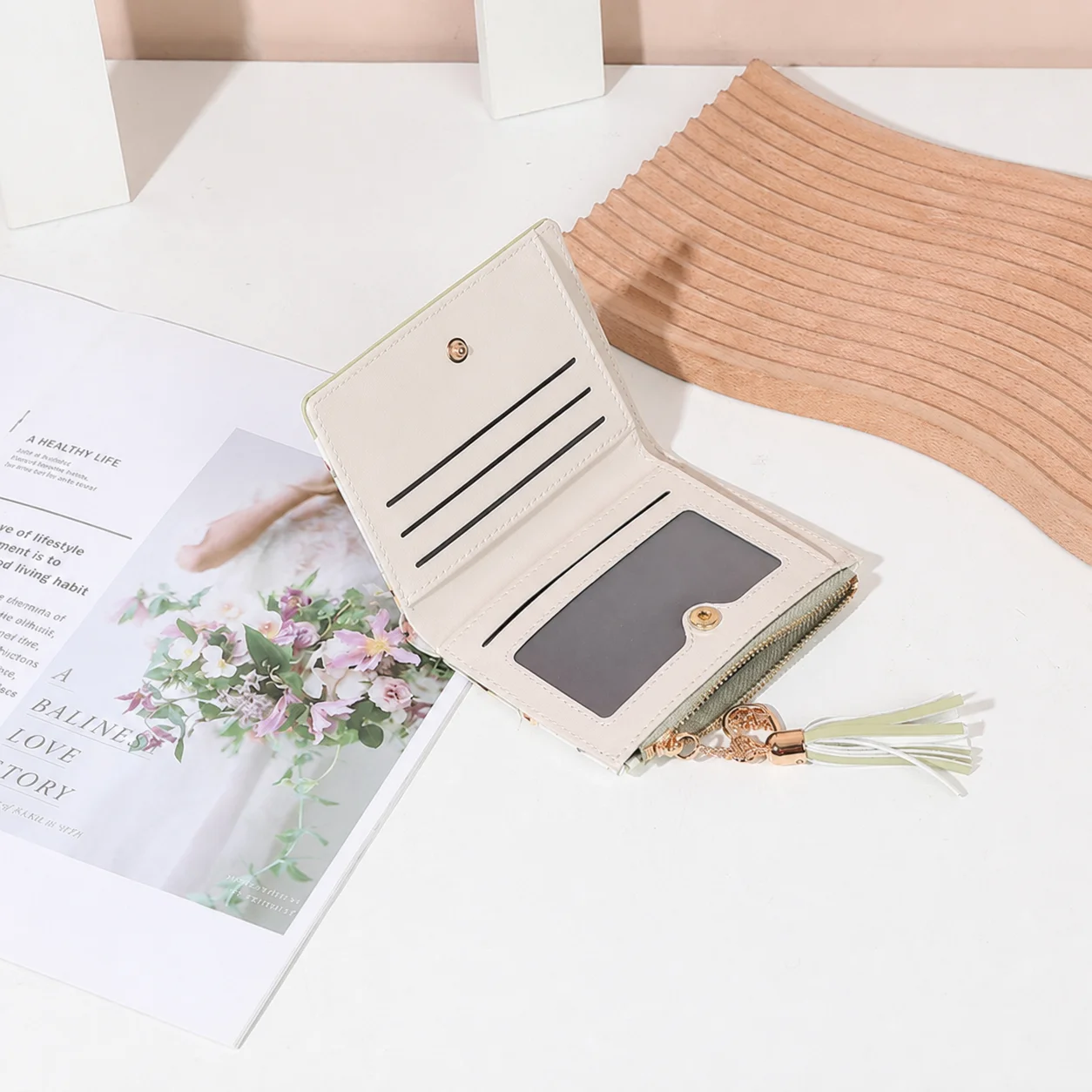 Bifold Card Wallet Compact Multifunctional Wallet Pu Leather Wallet Soft Card Holder For Daily Use Id Documents Daily Commute