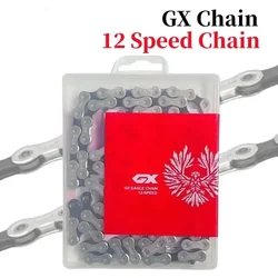 GX Eagle 12 Speed MTB Road Bike Chain 126L Bicycle Chain Silver Power Lock Link GX Eagle 12V Chain Original Bicicle Parts