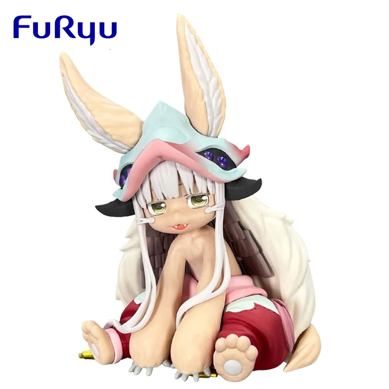

Original FuRyu Noodle Stopper Nanachi Made in Abyss Anime Figure Genuine Doll PVC Collectible Model Statuette Ornament Gifts