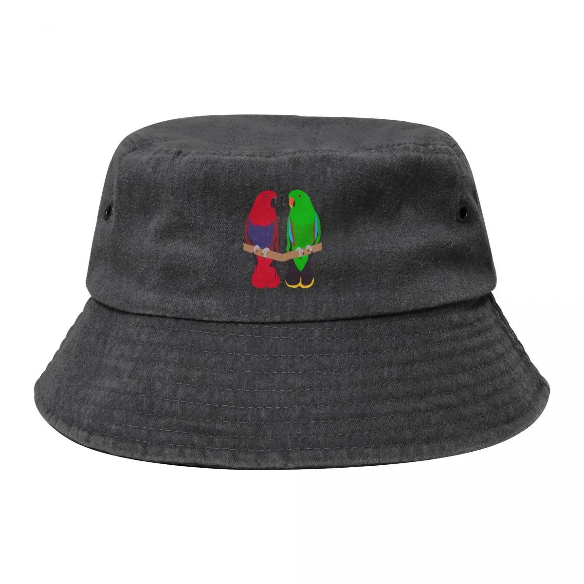 Eclectus Parrot Pair Bucket Hat party Hat Sunhat New Hat Baseball Men Women's