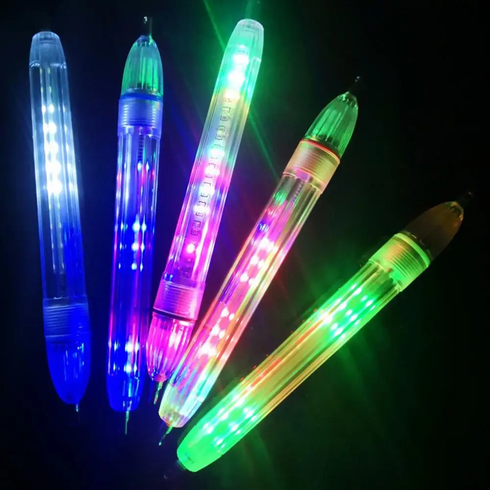 LED Night Fishing Light Waterproof Angling Lure Underwater Fish Gathering Light Night Fishing Float Rod Light Fishing Bait Light