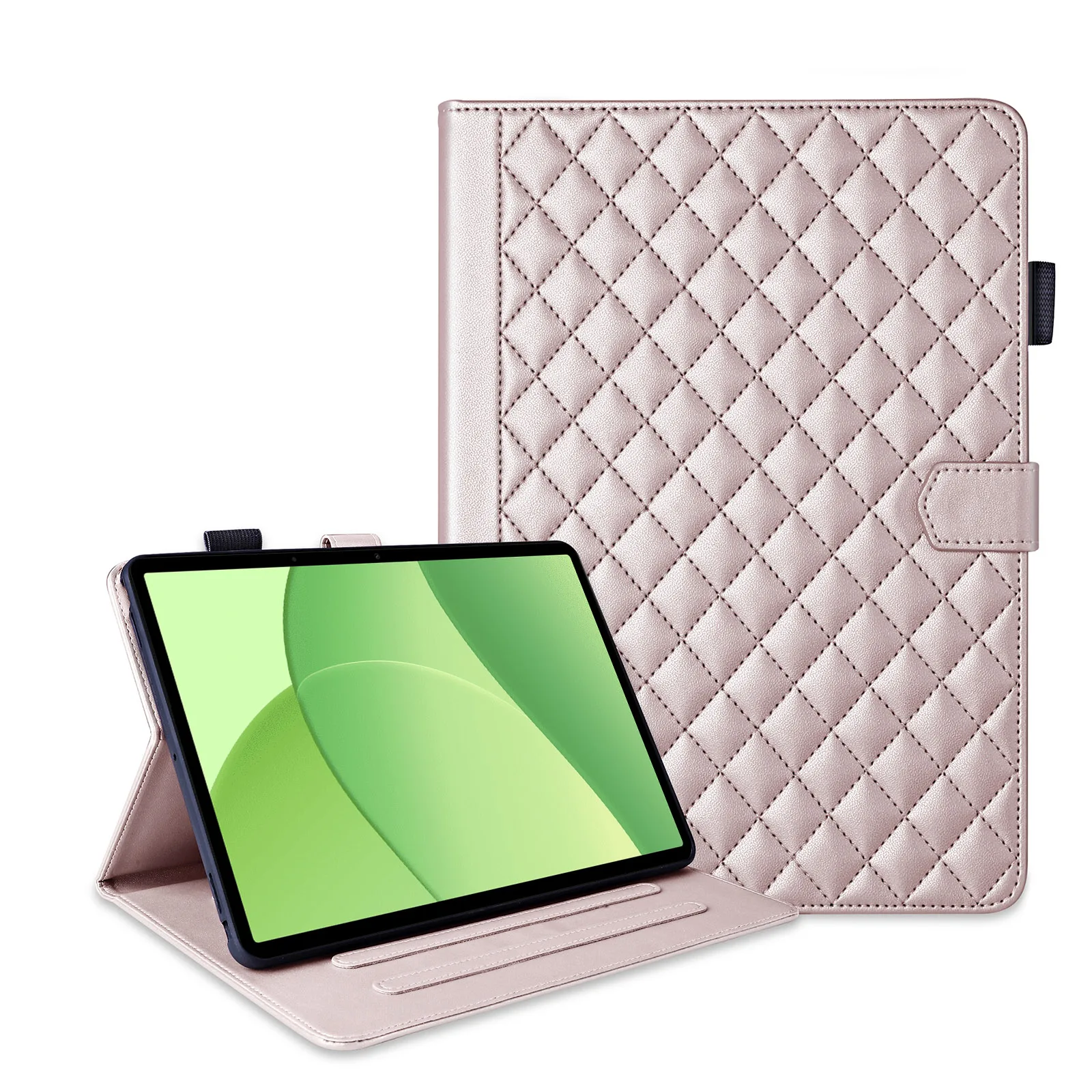 

Flip Wallet Card Solt Case For OPPO Pad SE 11 inch 2025 PU Leather rhombus Skin Stand Fundas for Oppo Pad se 11" Tablet Cover