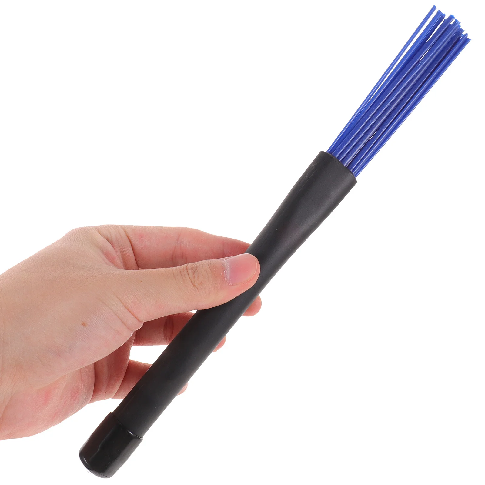 

1Pair Professional Drum Brush with Plastic Handle Reliable Nylon Wire Brush for Drum Kit Jazz Rhythm Music Easy Carry Convenient