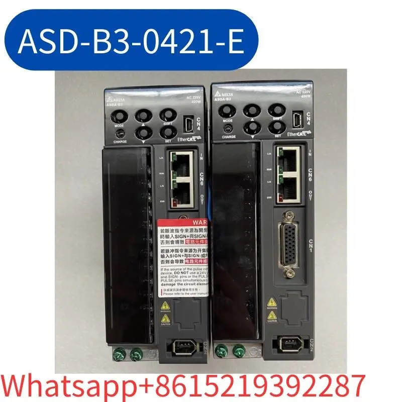 

ASD-B3-0421-E servo driver 400W inverter second-hand Test OK