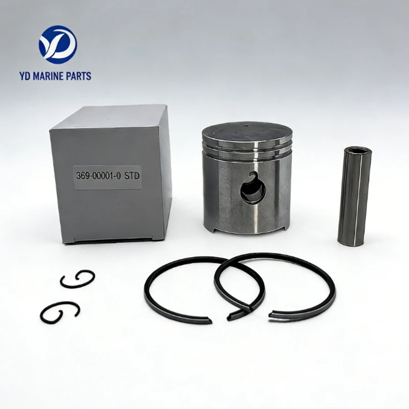Piston Kit (Standard) Diameter 55MM 369-00001-0 For TOHATSU Outboard 2-stroke 4/5HP 369-00001-1 369-00001 Boat accessories