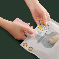 2 In 1 Mini Bag Sealer/Cutter Portable Handheld Vacuum Sealer USB Rechargeable For Plastic Bags