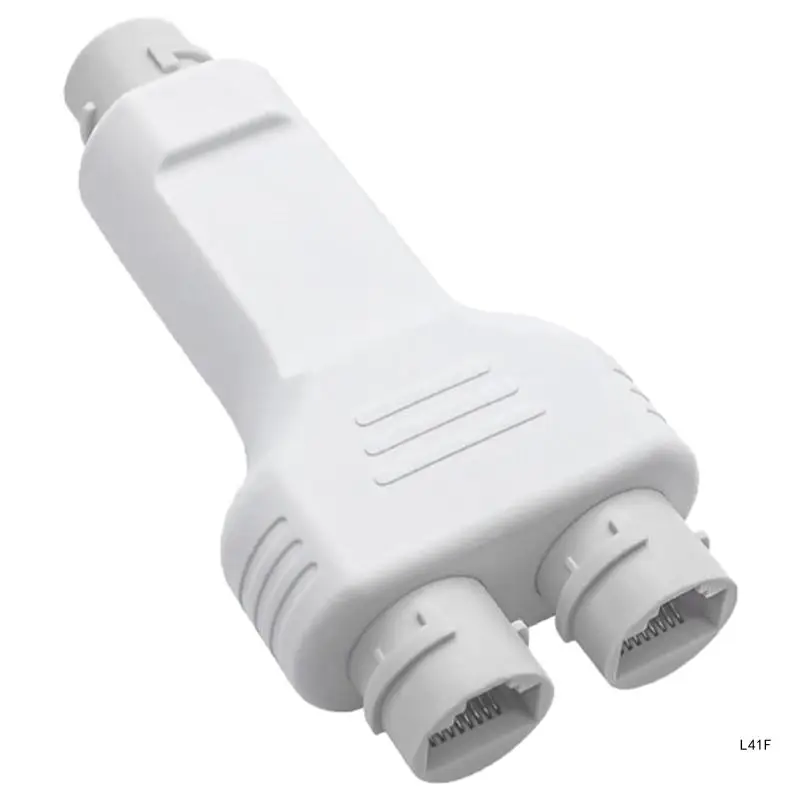 IP68 Waterproof RJ45 Coupler Splitters for Networks Expansion POE Splitters Supports IEEE802.3af/at up to 30W Input