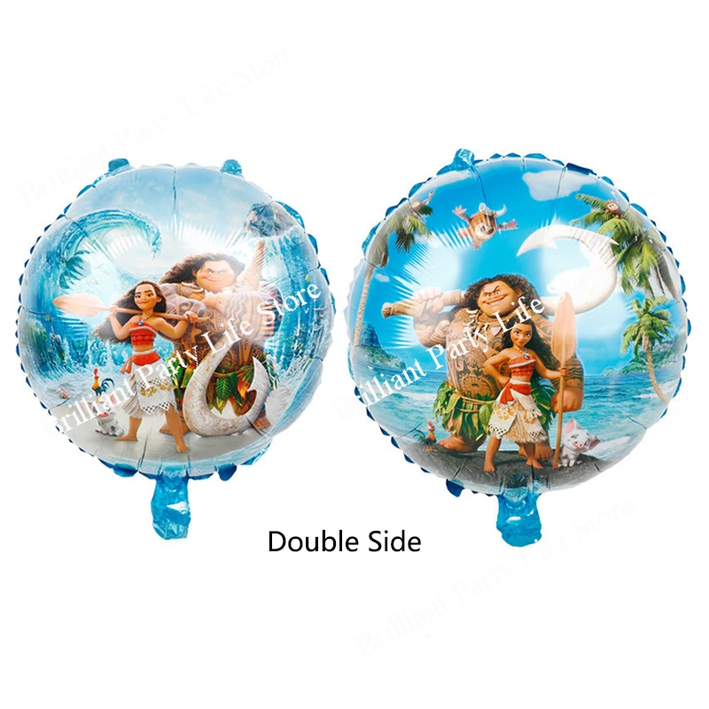 Moana Princess Balloons Birthday Party Decoration 32inch Number Balloon Set Moana Baby Shower Maui Foil Balloon Party Supplies