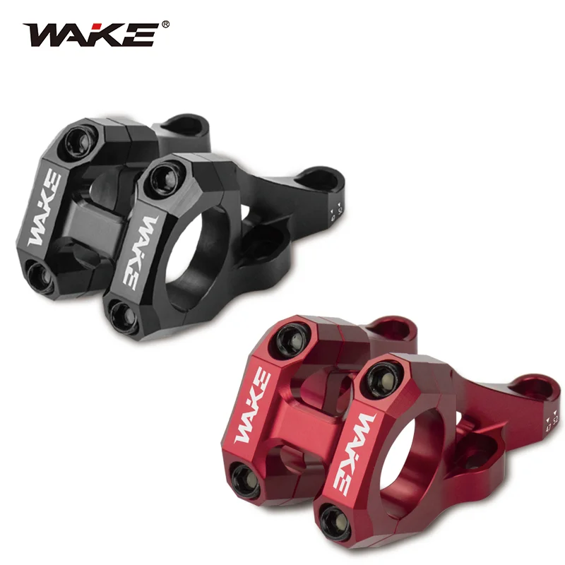 Wake DH/AM/FR MTB Bike Stem CNC Aluminum Alloy Downhill Bicycle DIRECT MOUNT STEM Handlebar 31.8mm for BMX Cycling Ultralight