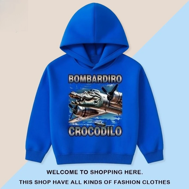 الخريف والشتاء الاطفال جديد الكرتون متعة الكلاسيكية من الجبال والبحار تونغ تونغ صحور طباعة موضة الدافئة مقنعين البلوز