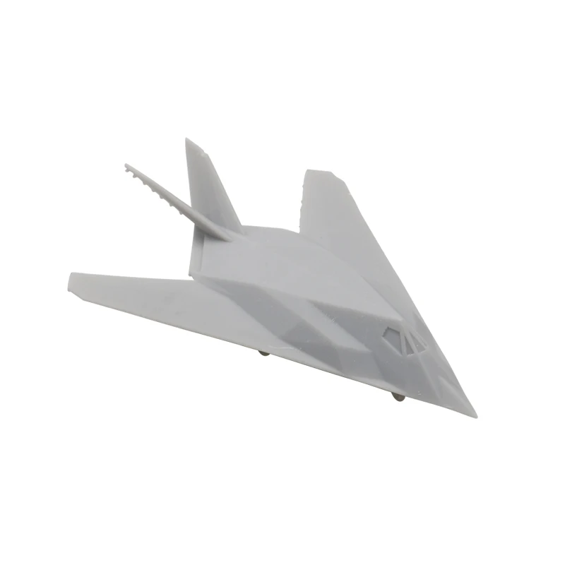 10PCS 1/2000 700 400 350 Scale F-117 Attacking Aircraft DIY Stealth Fighter Model Simulated Military Aviation Model for Children