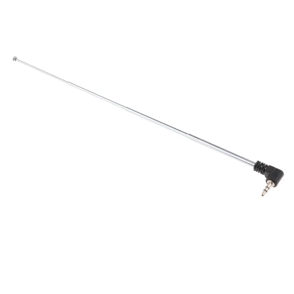 Telescoping Rod 4 Section Extendable Replacement 90mm Silver