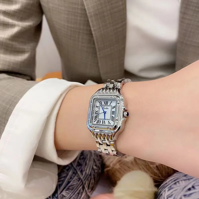 Luxury Women Watch Stainless Steel Quartz Ladies Watches Gift Ladies Quartz Wristwatch Female Clock