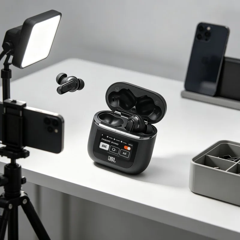JBL TOUR PRO2 Charging Case with Visual Indicators