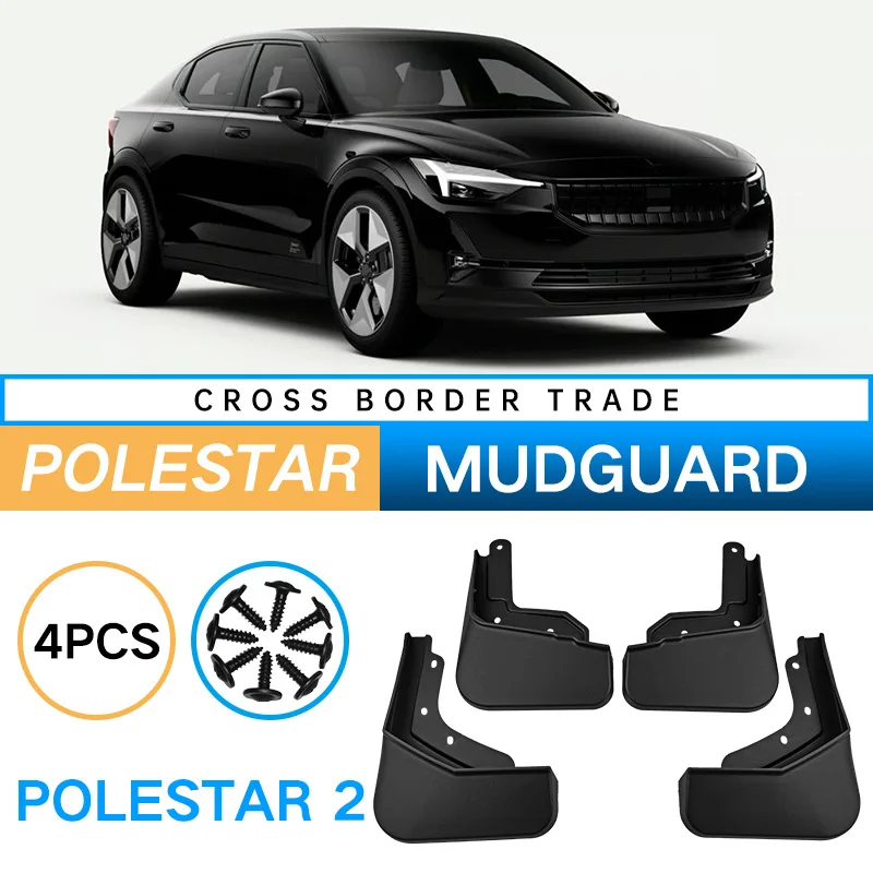 

Car Mud Flaps for Polestar 2 Splash Guards Fender Mudguard Modified Exterior Upgrade Parts
