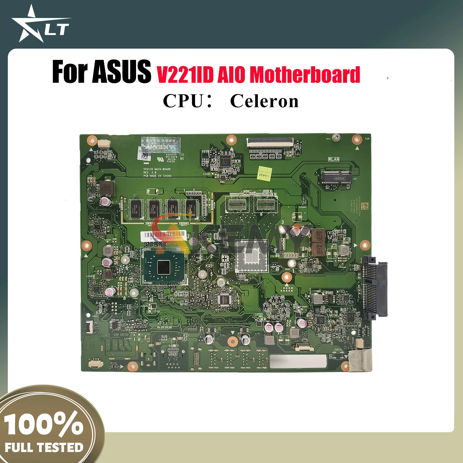 

Материнская плата V221ID для ASUS Vivo AiO V221ID V221IA V221I V221IC, материнская плата с процессором Celeron, 100% тест, ОК, быстрая доставка, stk