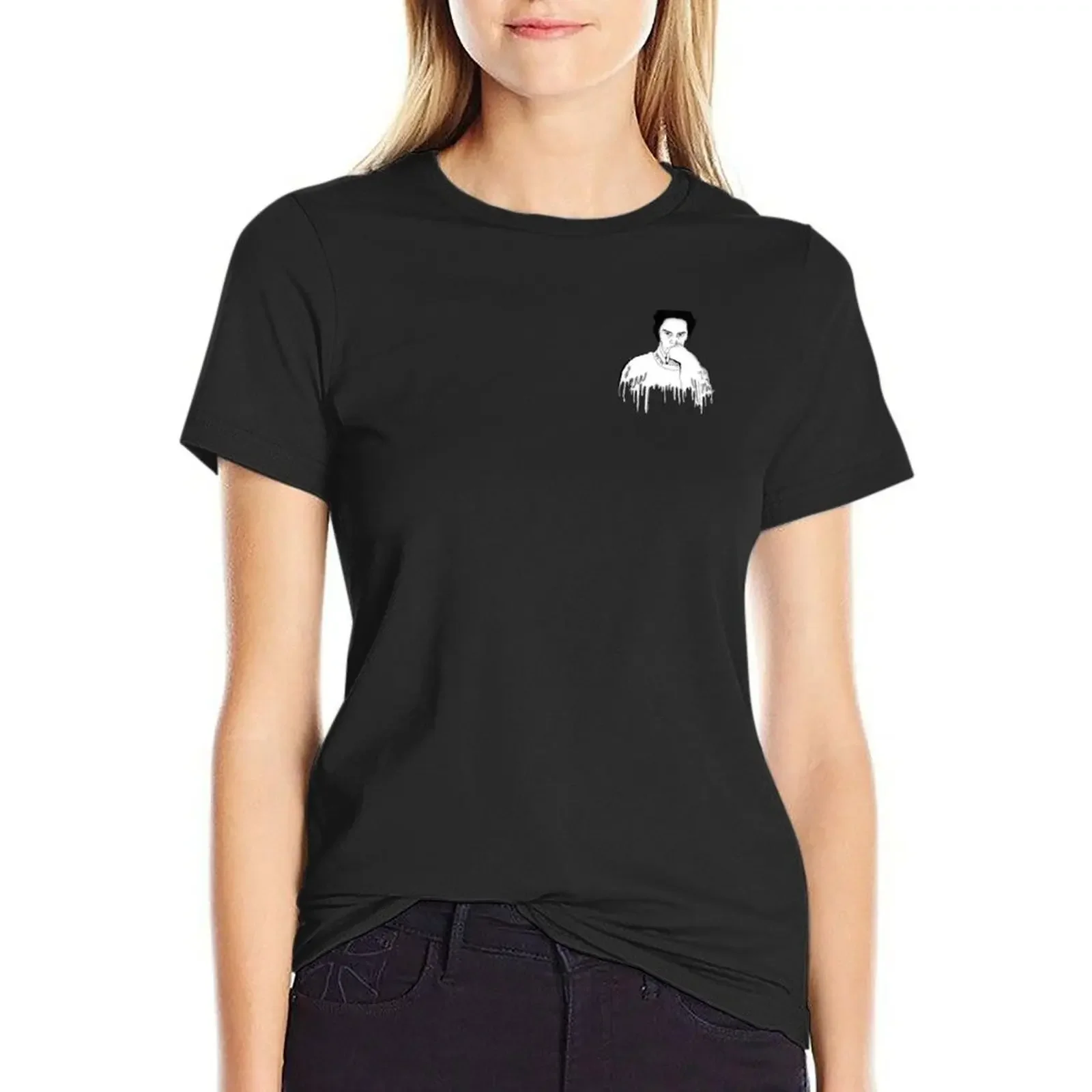 

Evan Peters T-Shirt kawaii clothes blacks animal prinfor lady clothes ariat shirts for Women