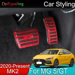 For MG 5 MG5 MG6 RX5 HS MGGT GT 2nd 2023 2022 AT Refit Accelerator Footrest Pedals Plate Clutch Throttle Brake Treadle Styling