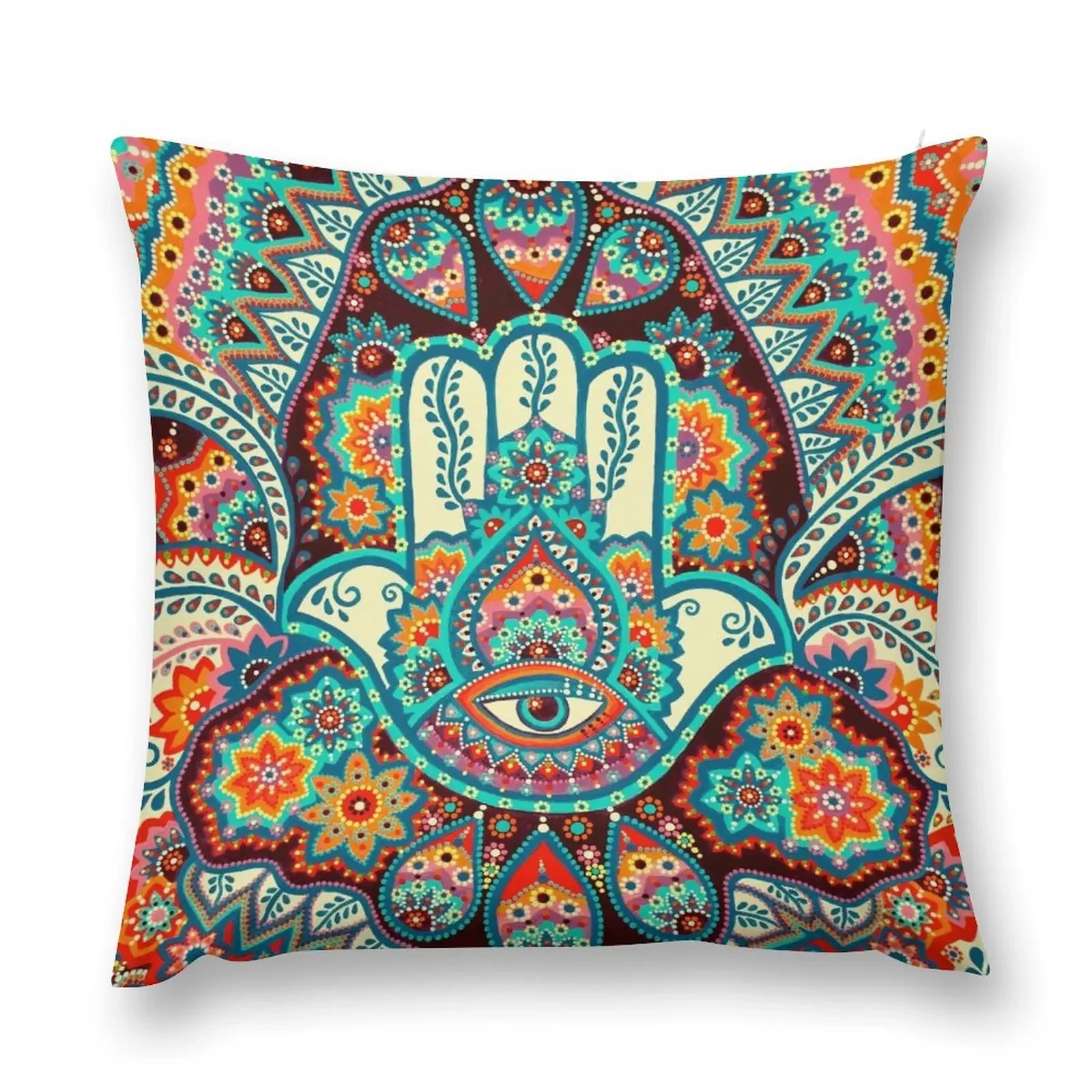 

Hamsa Hand Throw Pillow Bed pillowcases Christmas Throw Pillows Covers Decorative Cushions For Living Room pillow