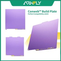 Phaetus Build Plate Arkfly Cobweb Cool Plate Spring Steel Double-sided Textured for Bambu Lab P1 X1 A1 For Creality K1C K2 PLus