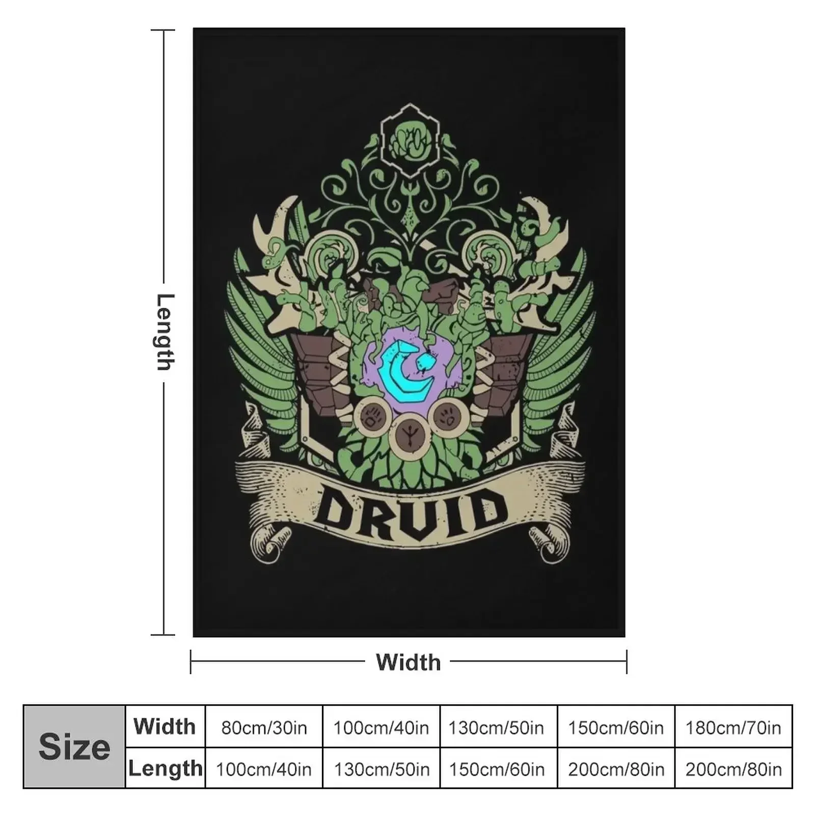 DRUID - ELITE EDITION Throw Blanket Comforter For Baby valentine gift ideas Softest Bed linens Winter beds Blankets