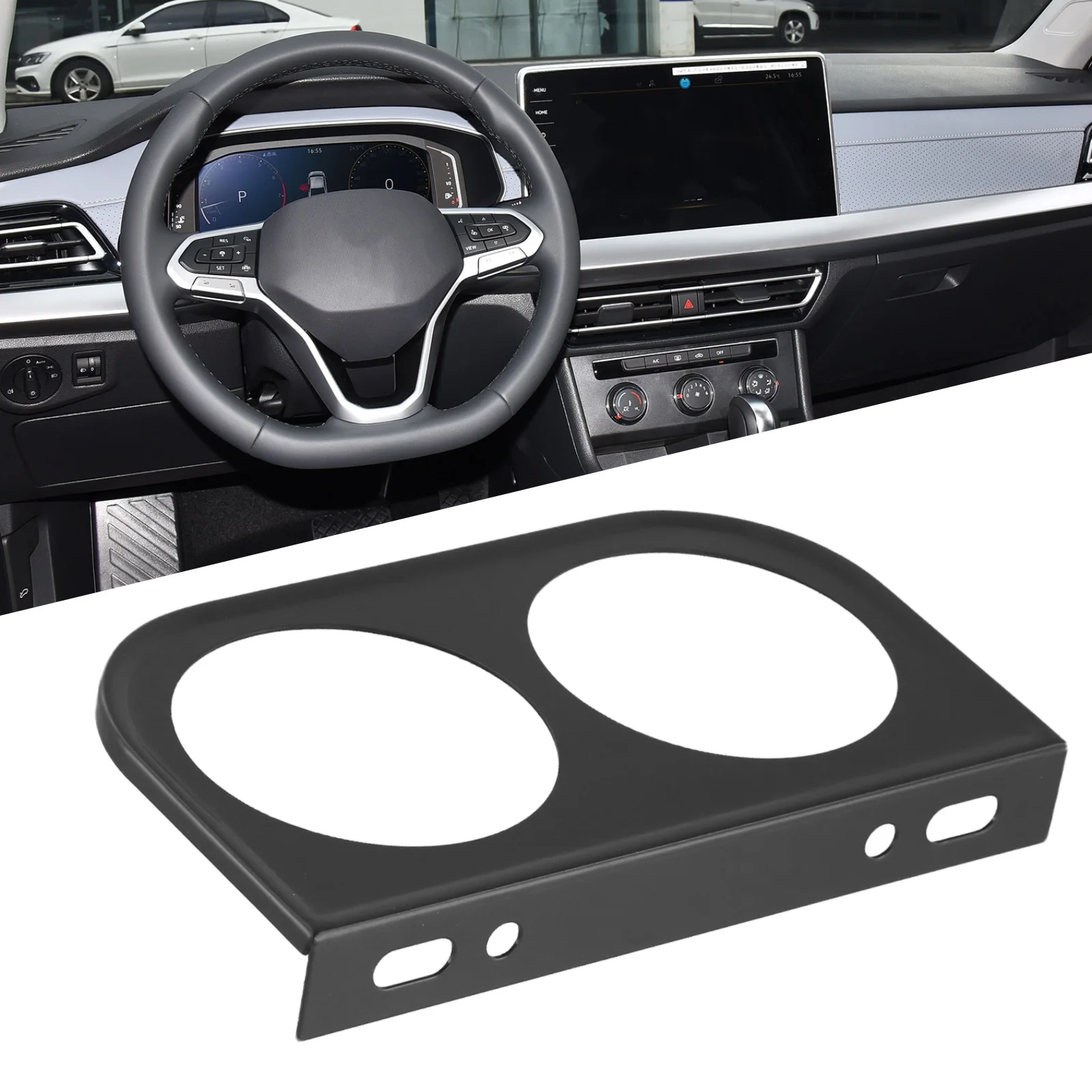 Metal Car Meter Mount Meter Mount User Friendly Design Enhanced Car Decor Metal Construction Car Decor Gauge Holder