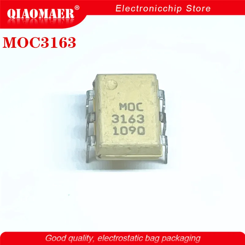 10 Pçs/lote MOC3163 3163 DIP6
