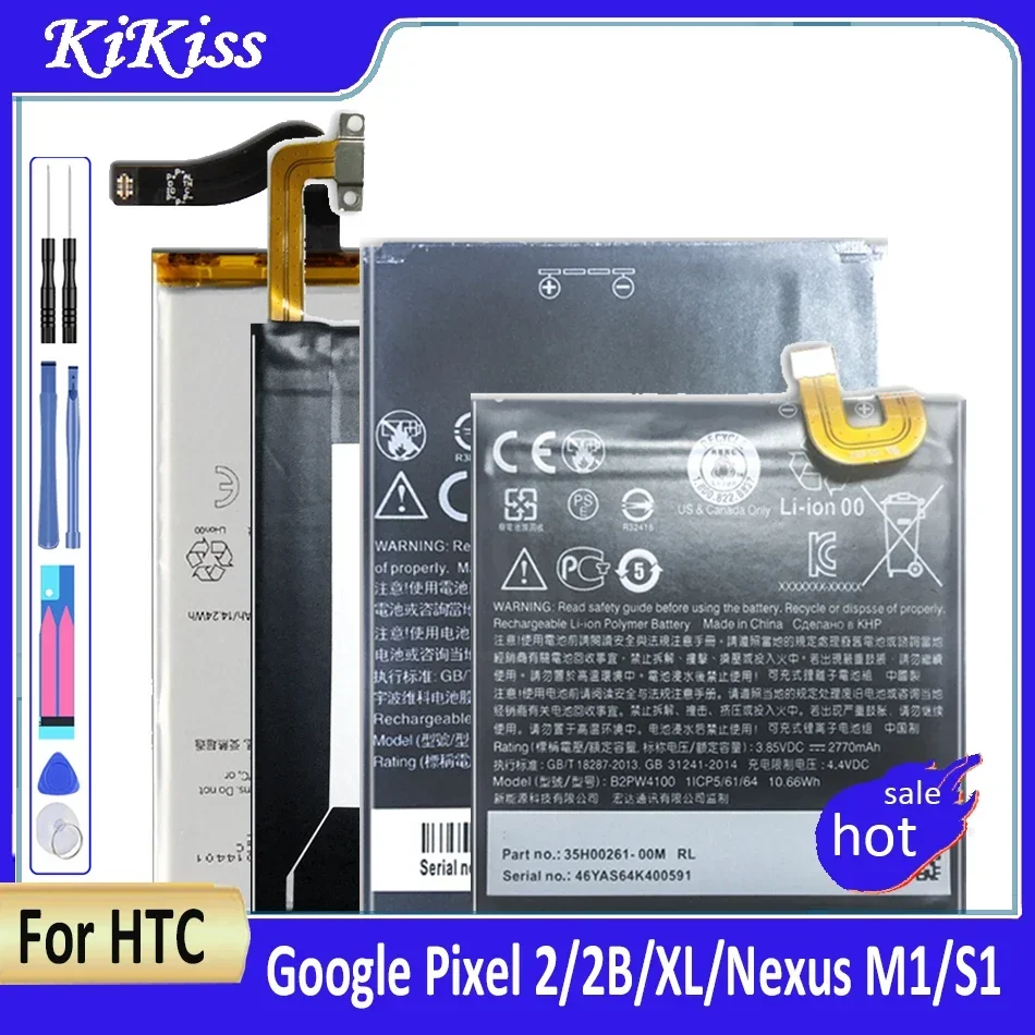 

B2PW2100 B2PW4100 BG2W G011A-B Battery For HTC Google XL for Nexus M1 S1 Pixel 2 2B batteries