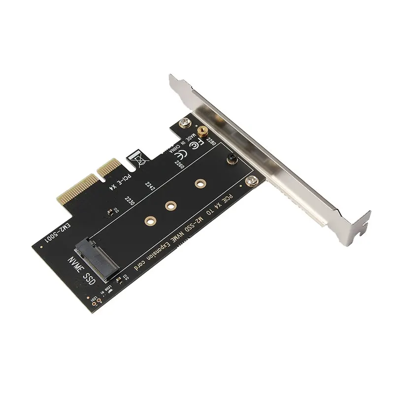 NVME SSD M2 PCIE 1x Adaptor PCIE Ke M2 Adaptor M.2 NVME SSD Ke PCI Express X4 Card Riser Adapter M Key untuk 2230-2280 M2 SSD