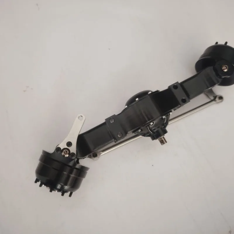 Volledig Metalen 8X8 As Voor Achter Door Assen voor 1/14 Tamiya RC Truck SCANIA 770S VOLVO Mercedes-Benz ACTROS 3363 MAN Auto Onderdelen