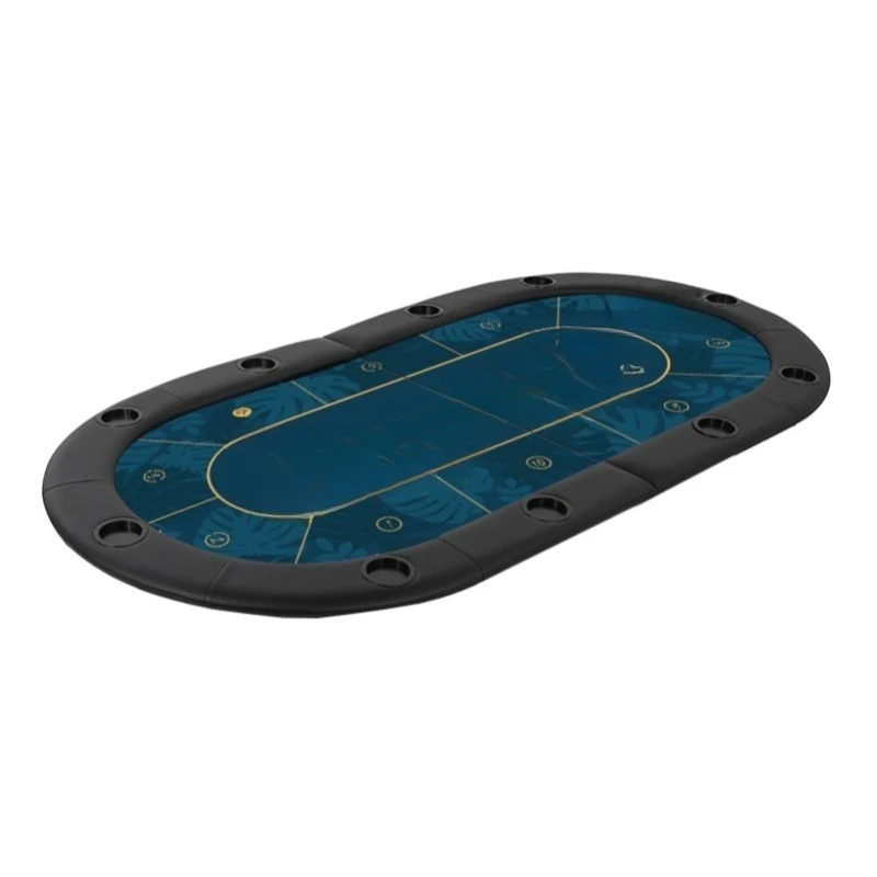 Oval folding countertop folding mahjong chess room chips tablecloth