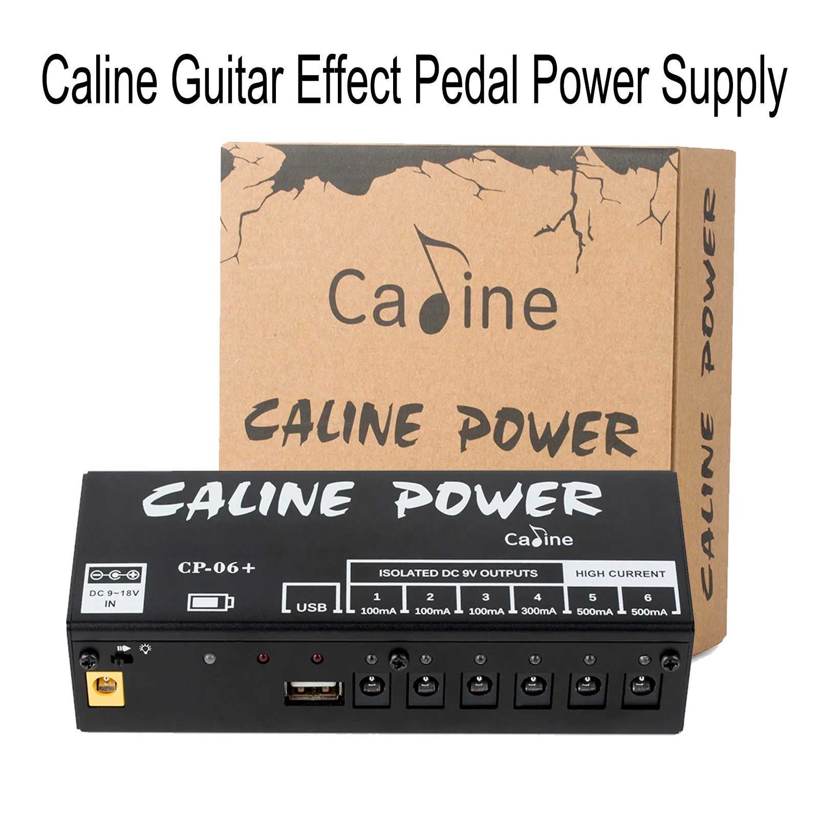 

Caline CP-06 + мини-гитарный блок питания для педали эффектов обеспечивает 6 независимых выходов, аксессуары для гитары с защитой от помех и шума