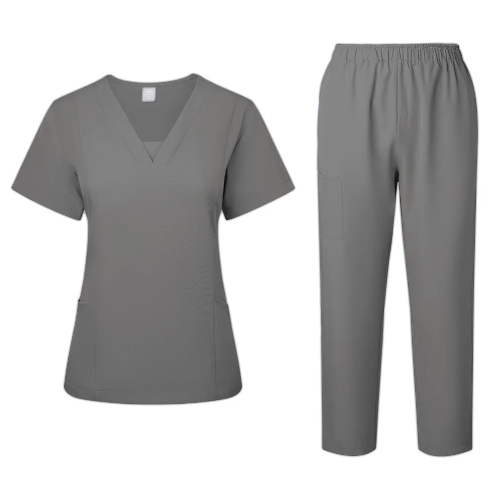 

Medical Uniforms Women Scrubs Sets Nurse Nursing Accessories Beauty Salon Spa Work Clothes Surgical Suit Lab Hospital Overall