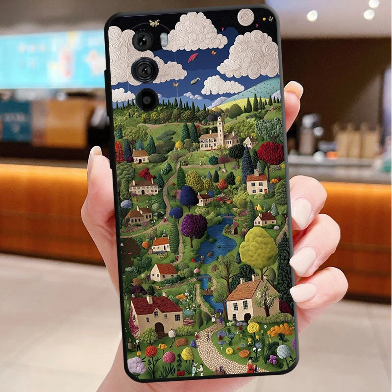 Чехол для телефона Motorola Edge 50 40 Pro 60 50 40 30 Ultra Neo Fusion Moto G Play G Stylus G Power G France Art Tree Sceneary