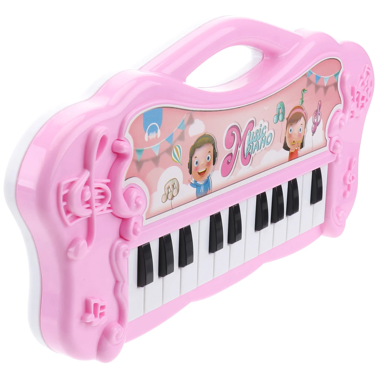 Baby Toys Music Keyboard Early Education Musical Instrument Infant Educational Plaything Kid Pink