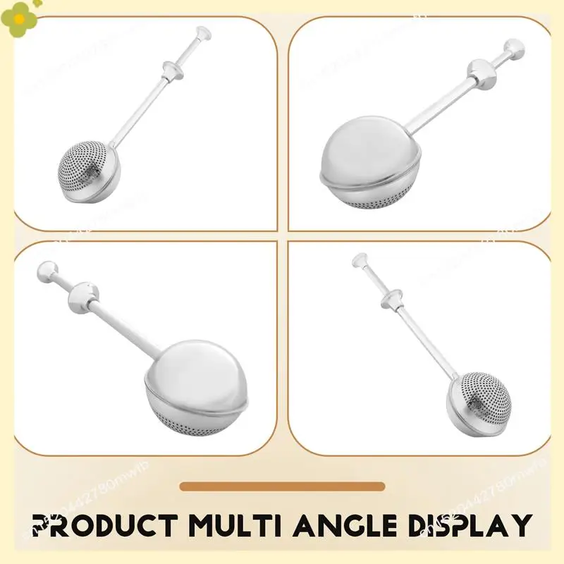 

LDHL Flour Duster For Baking, Spring Handle One-Handed Operation, Stee Powdered Sugar Shaker Duster, Pick Up And Dust Flour