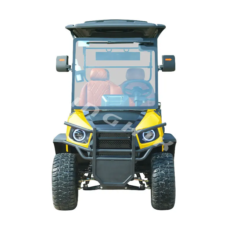 Rs Club Car Electric Golf Cart Scooter Aluminum Frame Curtis Controller 5-6 Seats 30-50 km/h Speed 90 km Range 45% Climbing Abil