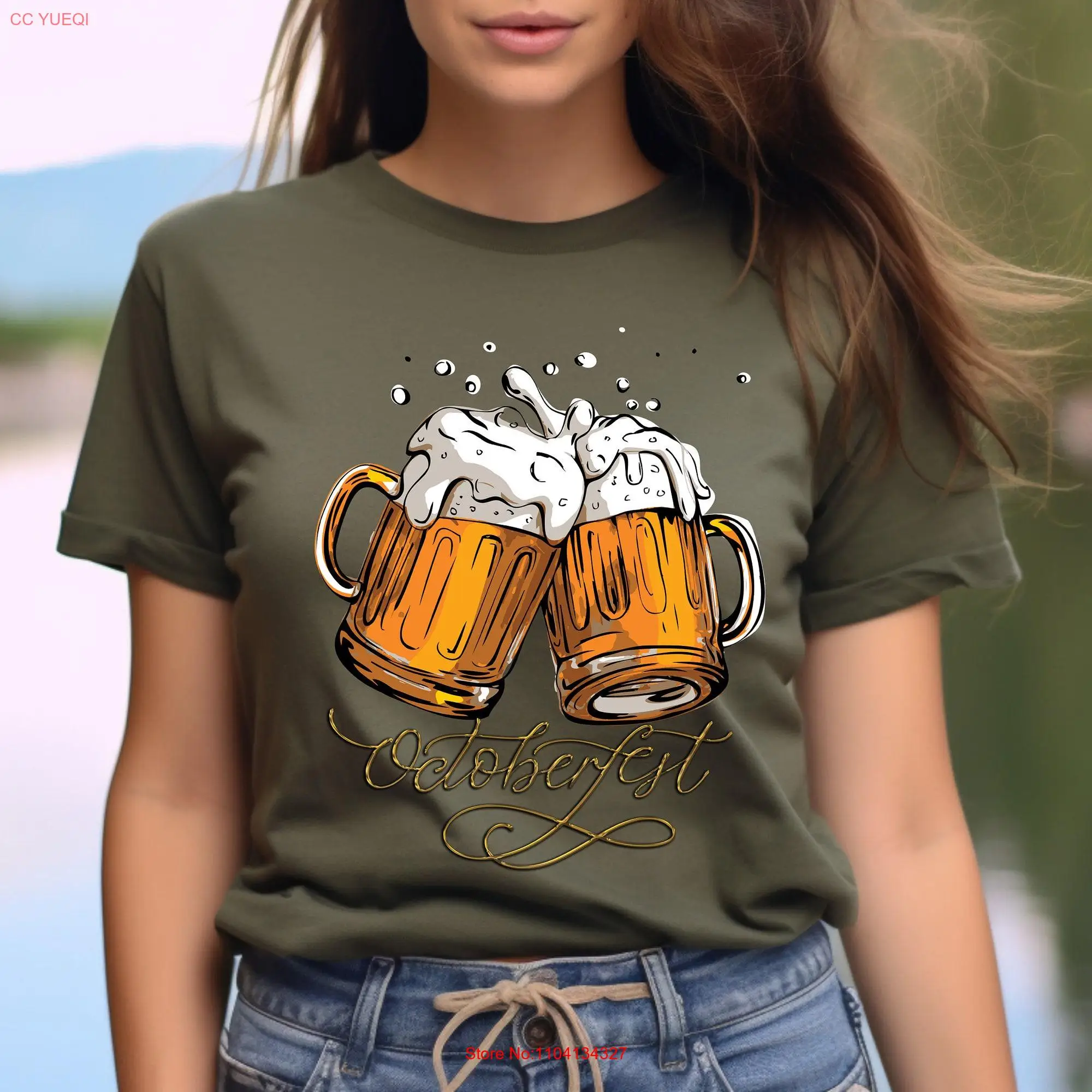 Drinking T Shirt Funny Beer Oktoberfest Party Team Cheers German long or short sleeves