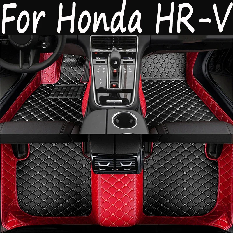 

Автомобильные коврики для Honda HR-V HR V Vezel RU 2014 ~ 2022 Авто pet полный комплект водонепроницаемых аксессуаров для интерьера