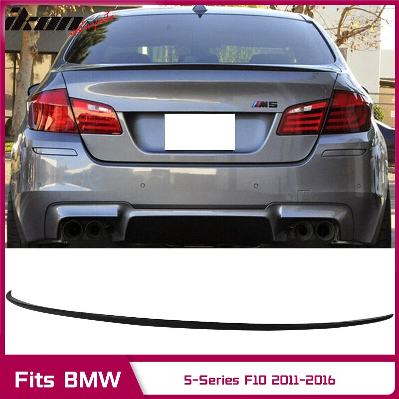 

Tail Wing Fits BMW 5-Series F10 2011-2016 Sedan M5 Style ABS Rear Trunk Spoiler Wing Tail Trim