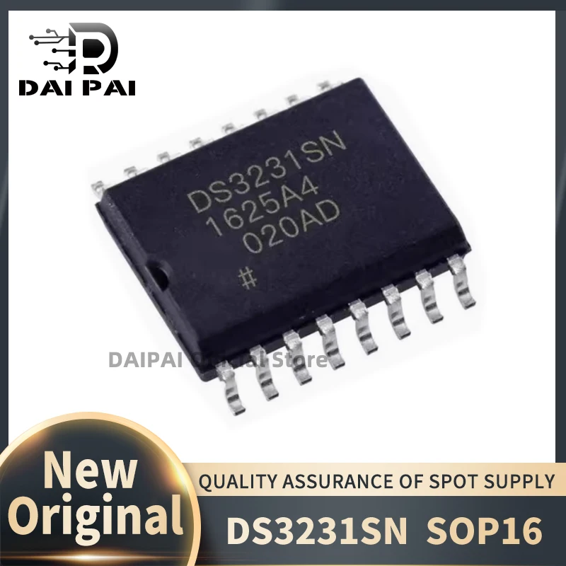 

(10Pcs-50Pcs/Lot) 100% New original DS3231SN DS3231 DS3231SN#TR SOP16 Chipset