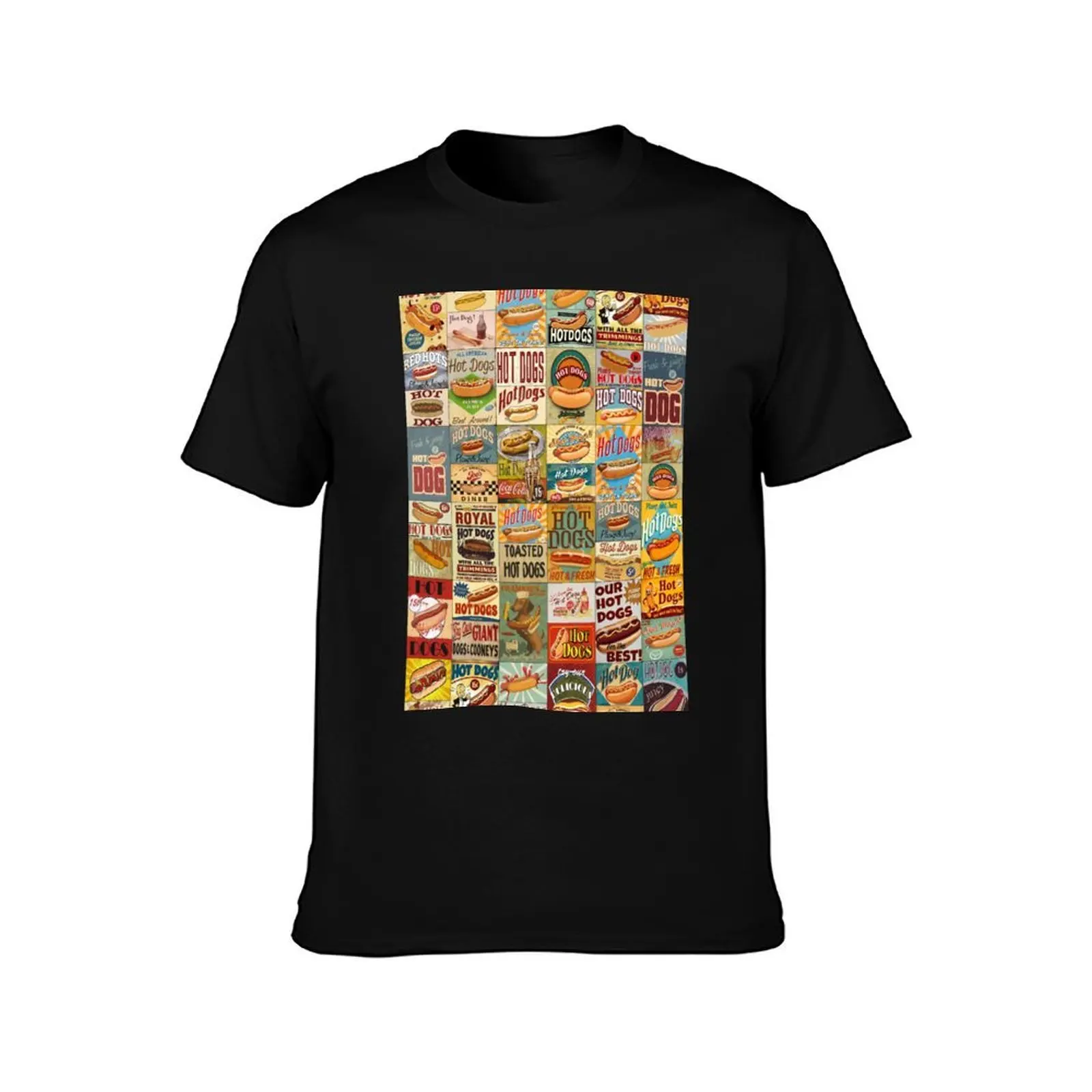 Hot Dogs T-Shirt Urban Style Print T-Shirt