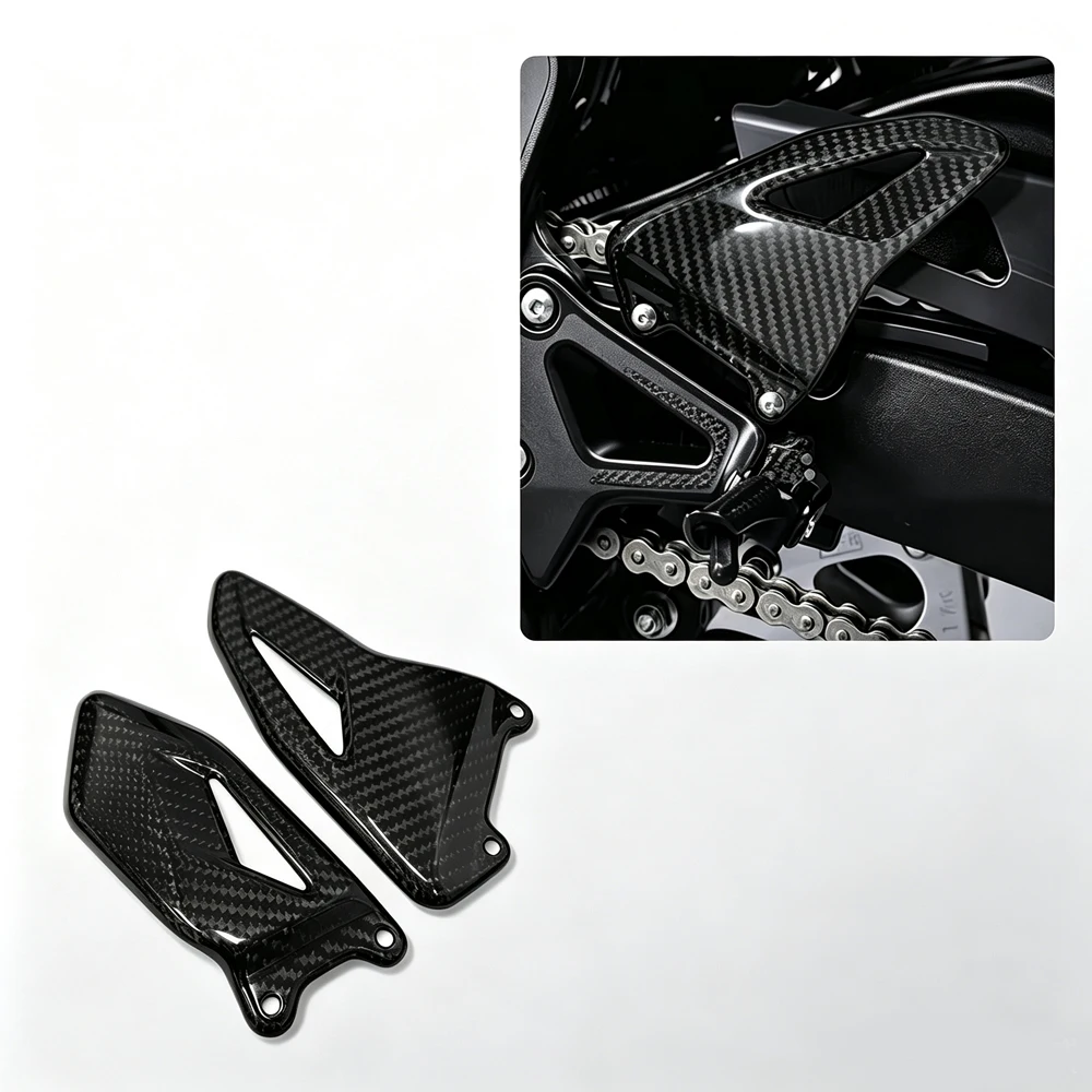 Motorcycle carbon fiber heel guard for Suzuki GSXR 1000 2017-2024 GSX-R1000 2017-2024