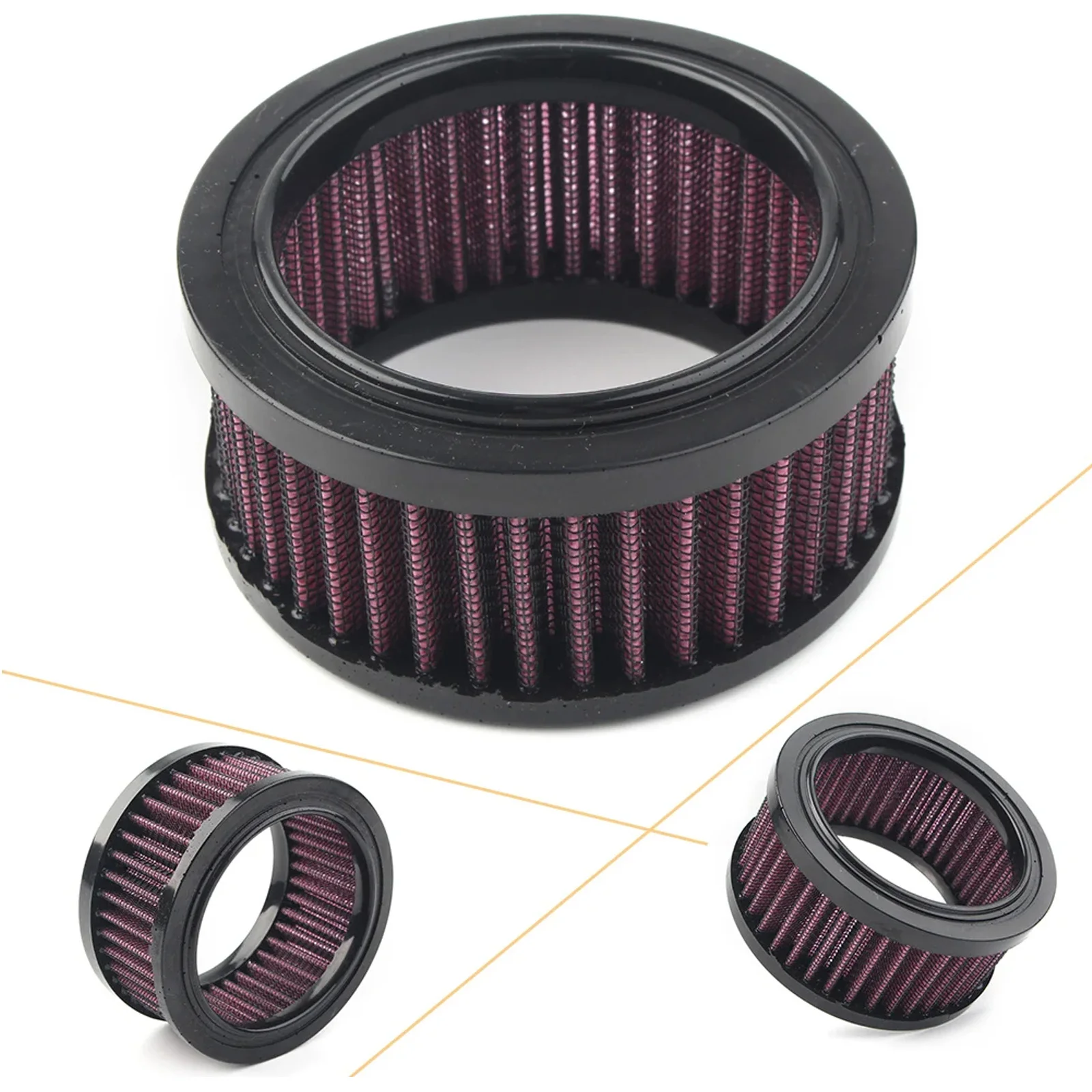 Motorcycle Air Cleaner Intake Air Filter Replacement for Harley Sportster X48 XL883 XL1200 2004-2018