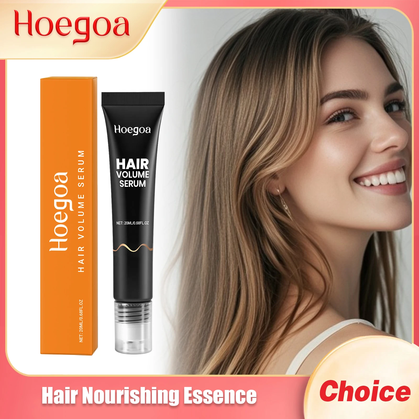 

HOEGOA Hair Care Essence Deep Hydration Nourish Scalp Eliminate Frizz Improve Quality Brightening Luster Hair Moisturize Essence