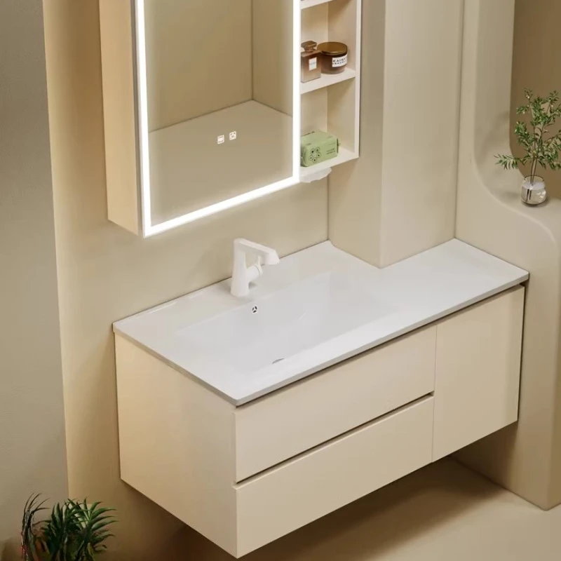 

Luxury Toilet Bathroom Cabinet Corner Makeup Wall Modern Skincare Bathroom Cabinet Organizer Sink Archivadores Trendy Furniture