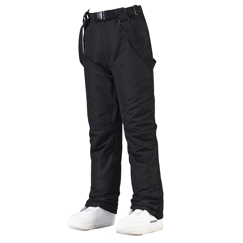 Pantalon de neige imperméable pour hommes et femmes, combinaison de ski coupe-vent, ceinture de sport en plein air, pantalon de snowboard, chaud