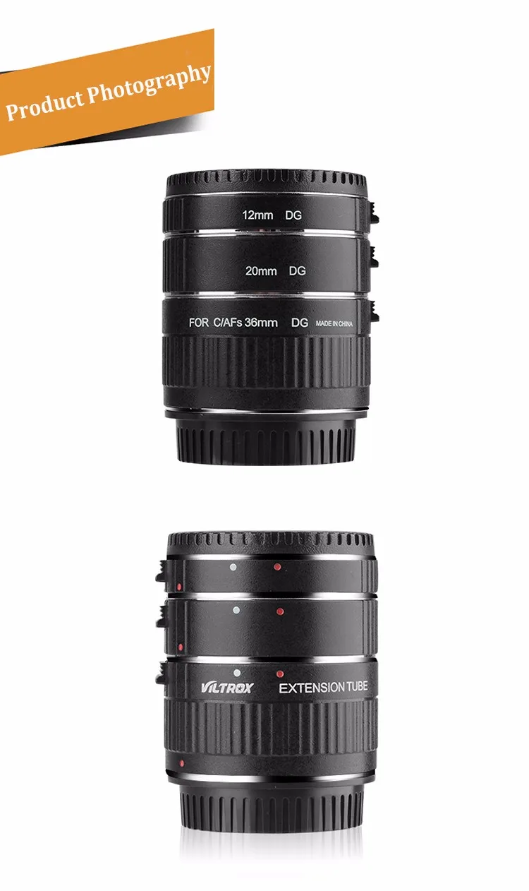 Viltrox DG-C 自動延長三脚管 キヤノン EF/EF-S シリーズカメラ対応